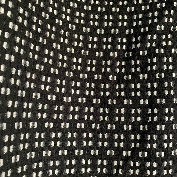 Anne Klein Black & White Short Mini Pencil Skirt Size 14 - Picture 2 of 9